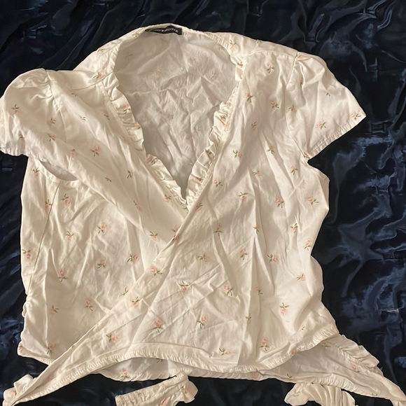 Floral tie shirt - Picture 1 of 2